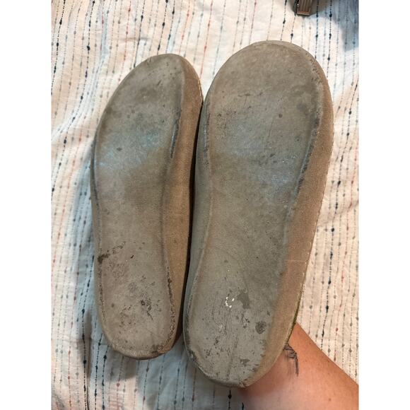 Dr. Feet Anatomical Wool and Leather Green Slippers Size 46 US 12 main image 4